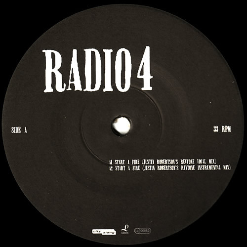 Radio 4 - Start a Fire! - Used Vinyl Record 12" image 1