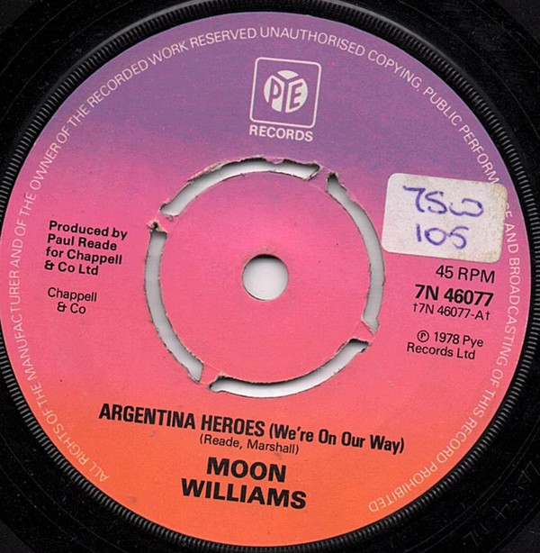 Moon Williams - Argentina Heroes (We're On Our Way) / So Good So Far image 1