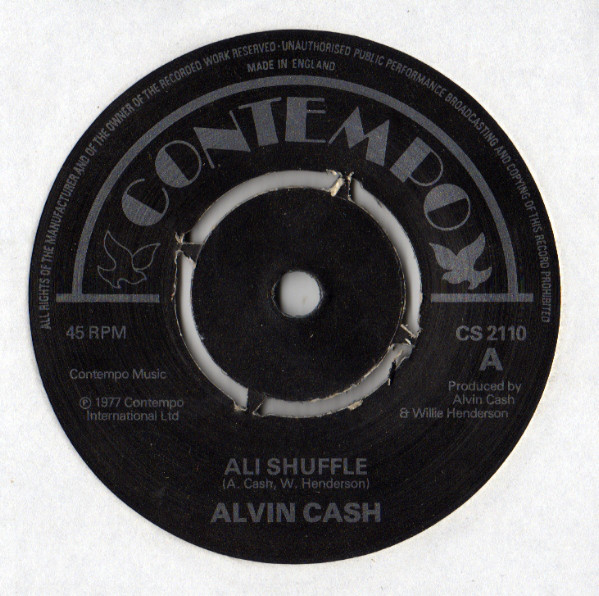 Alvin Cash - Ali Shuffle - Used Vinyl Record 7" image 1