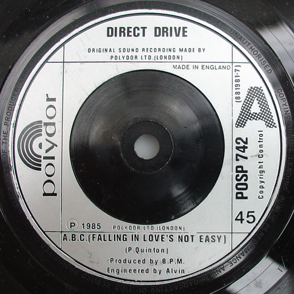 Direct Drive - A.B.C. (Falling In Love's Not Easy) - Used Vinyl Record image 1
