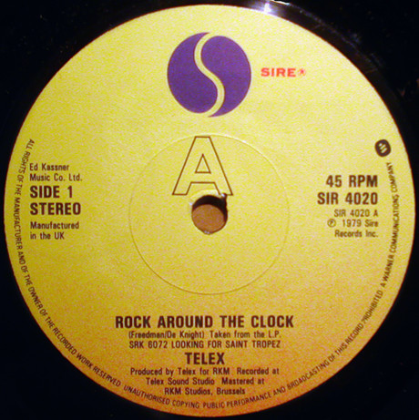 Telex - Rock Around The Clock - Used Vinyl Record 7" image 1