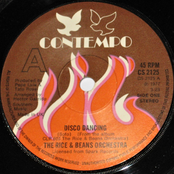 Rice And Beans Orche - Disco Dancing - Used Vinyl Record 7" image 1