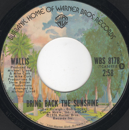 Bring Back The Sunshine / Where The Boys Are