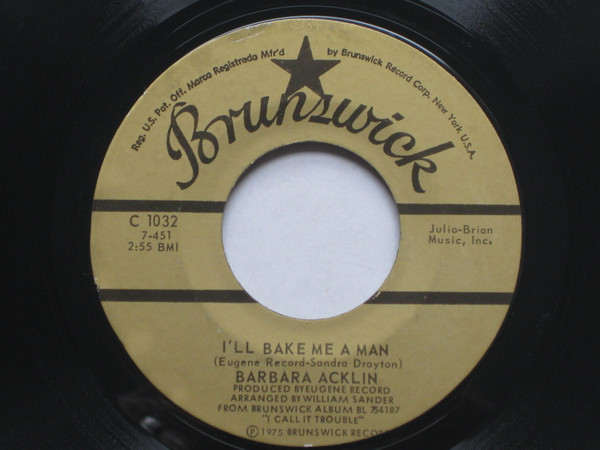 I'll Bake Me A Man / I Call It Trouble