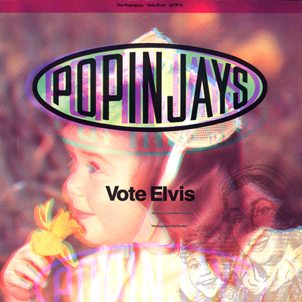 Popinjays - Vote Elvis - Used Vinyl Record 12" image 1