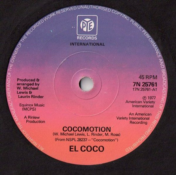 El Coco - Cocomotion - Used Vinyl Record 7" image 1