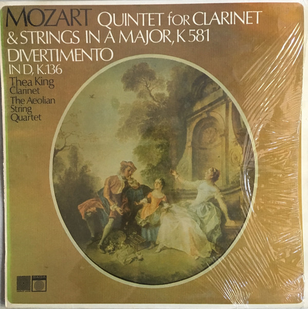 Quintet For Clarinet & Strings In A Major, K581, Divertimento In D, K136