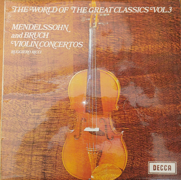 Felix Mendelssohn-Ba - World Of The Great Classics Vol.3 - Used Vinyl R image 1