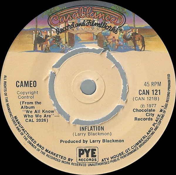 Cameo - It's Serious - Used Vinyl Record 7" image 1