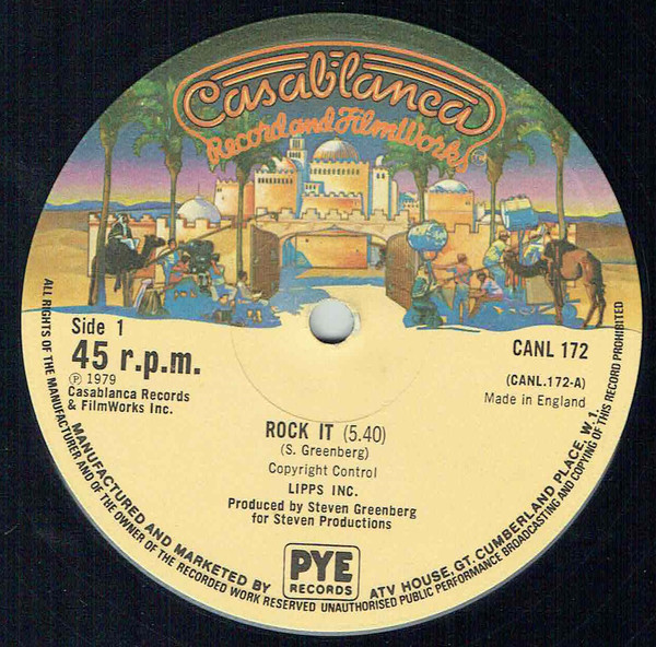 Lipps - Rock It - Used Vinyl Record 12" image 1