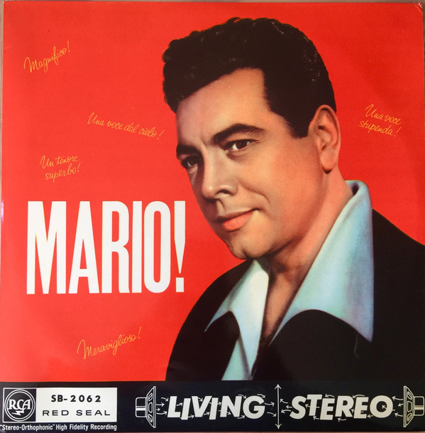 Mario Lanza - Mario! - Used Vinyl Record image 1