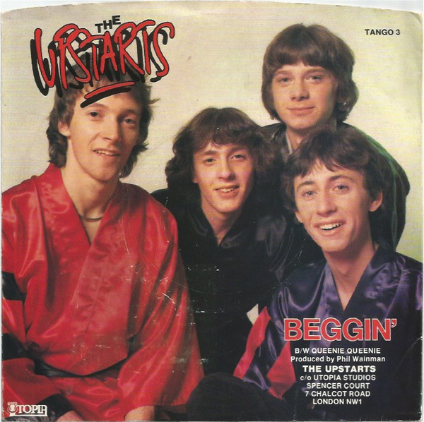 Upstarts - Beggin' - Used Vinyl Record 7" image 1