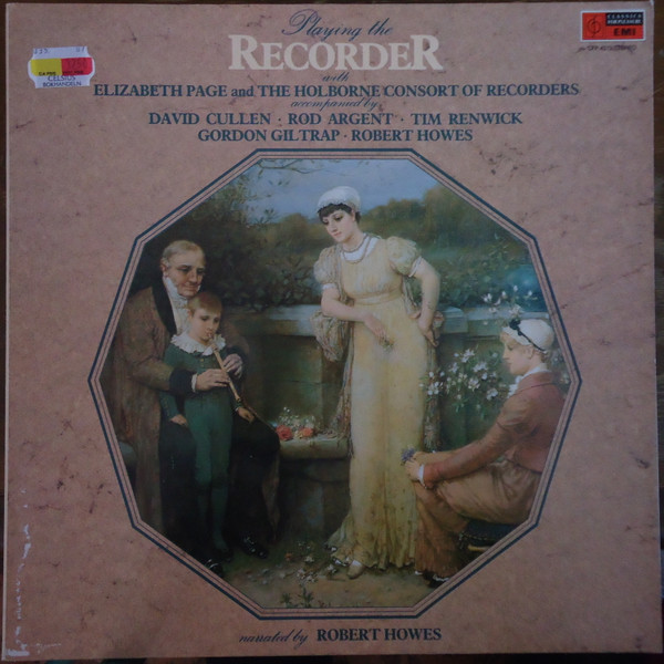 Elizabeth Page - Playing The Recorder - Used Vinyl Record image 1