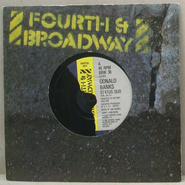 Donald Banks - Status Quo - Used Vinyl Record 7" image 1