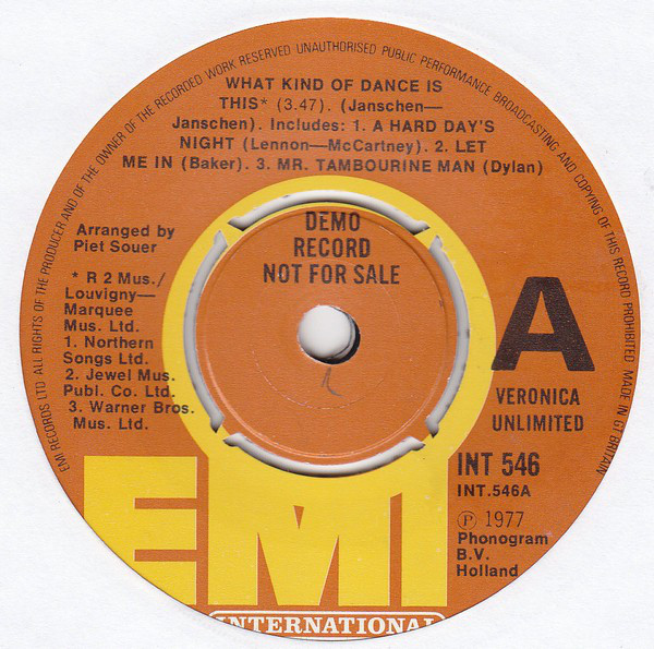 Veronica Unlimited - What Kind Of Dance Is This - Used Vinyl R image 1