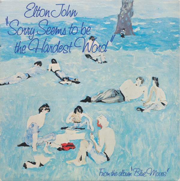 Elton John - Sorry Seems To Be The Hardest Word - Used Vinyl Record 7 image 1