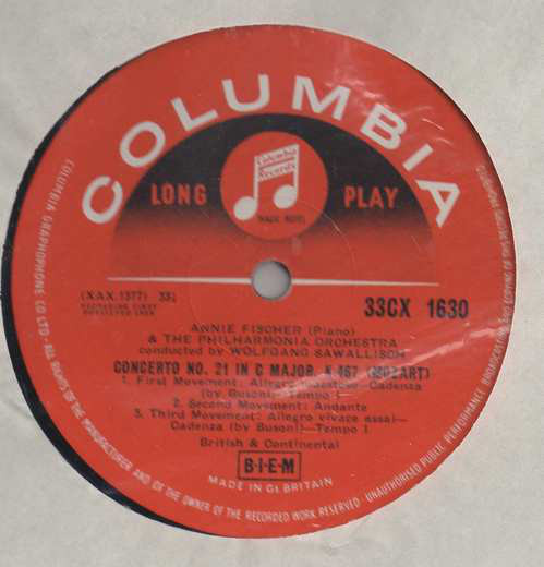 Annie Fischer - Piano Concertos - C Major K.467; E Flat K.482 - Used Vi image 1