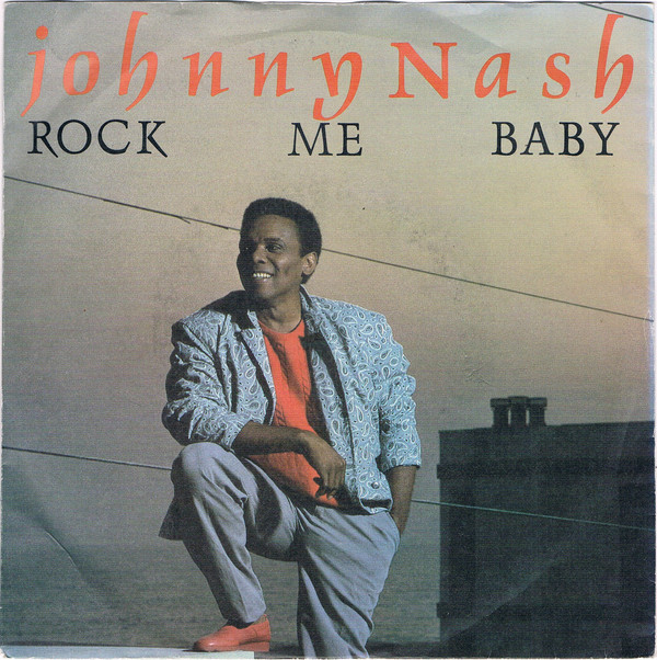 Johnny Nash - Rock Me Baby - Used Vinyl Record 7" image 1