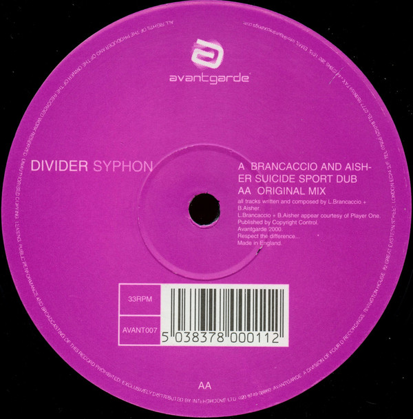 Divider - Syphon - Used Vinyl Record 12" image 1