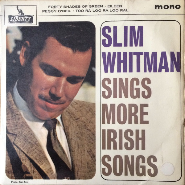 Slim Whitman - Sings More Irish Songs - Used Vinyl Record 7" image 1