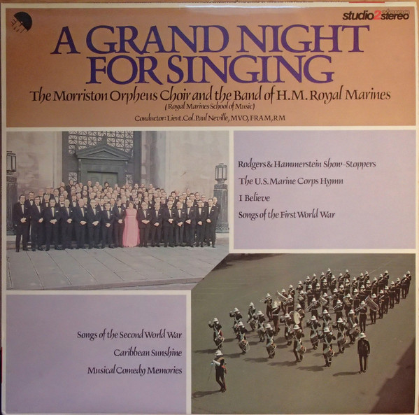 Morriston Orpheus Ch - A Grand Night For Singing - Used Vinyl Record image 1