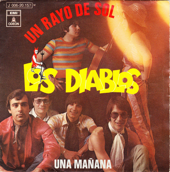 Los Diablos - Un Rayo De Sol - Used Vinyl Record 7" image 1