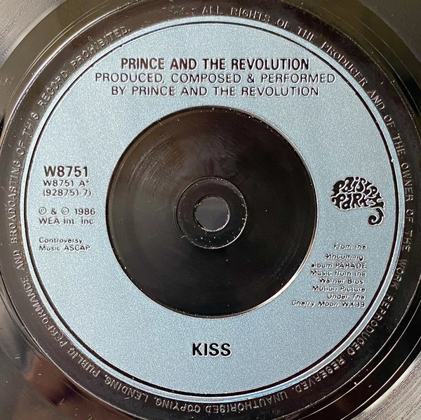 Prince And The Revol - Kiss - Used Vinyl Record 7" image 1