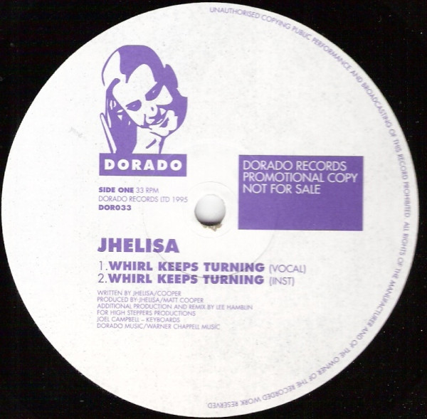 Jhelisa - Whirl Keeps Turning - Used Vinyl Record 12" image 1