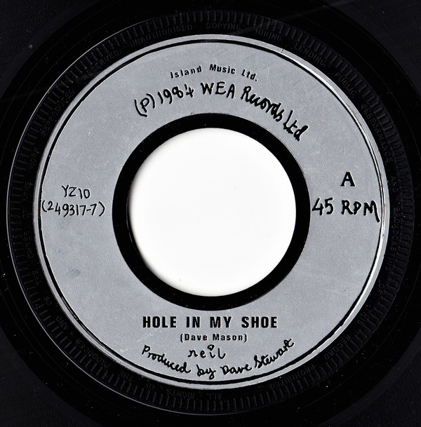 Neil - Hole In My Shoe - Used Vinyl Record 7" image 1
