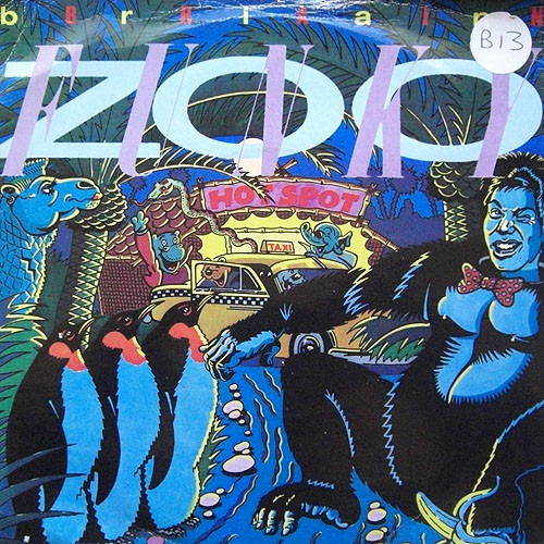 Brian Brain - Funky Zoo - Used Vinyl Record 7" image 1