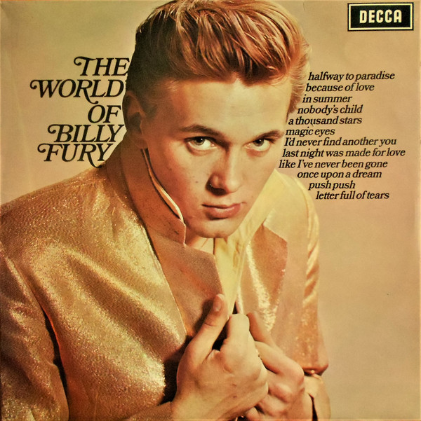 Billy Fury - World Of - Used Vinyl Record image 1