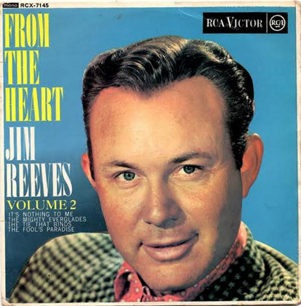 Jim Reeves - From The Heart Vol. 2 - Used Vinyl Record 7" image 1