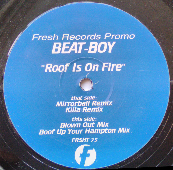 Beat-Boy - Roof Is On Fire - Used Vinyl Record 12" image 1