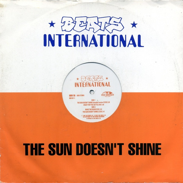 Beats International - Sun Doesn't Shine - Used Vinyl Record 12" image 1