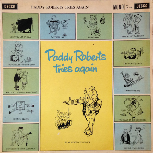 Paddy Roberts - Tries Again - Used Vinyl Record image 1
