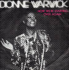 Dionne Warwick - Now We're Starting Over Again - Used Vinyl Record 7" image 1