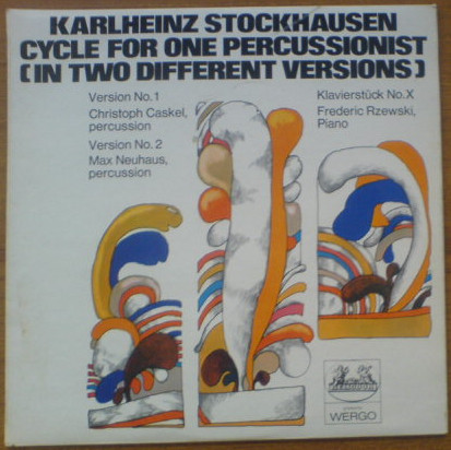Karlheinz Stockhause - Cycle For One Percussionist (In Two Different Ve image 1
