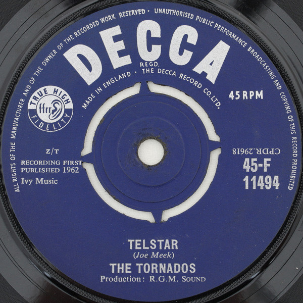 Tornados - Telstar - Used Vinyl Record 7" image 1