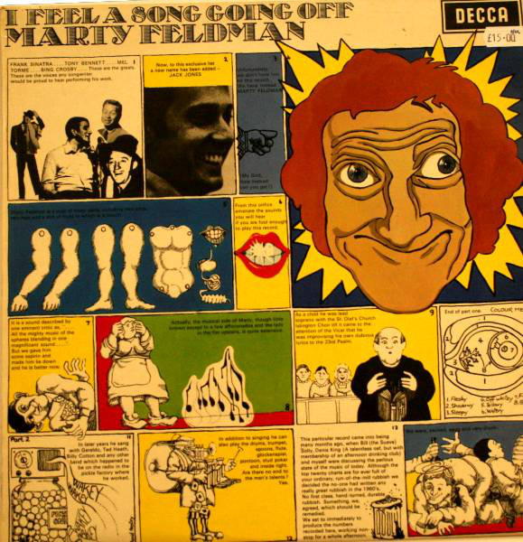 Marty Feldman - I Feel A Song Going Off - Used Vinyl Record image 1