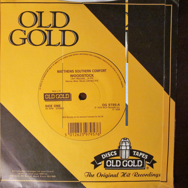 Matthews' Southern C - Woodstock / Joy To The World - Used Vinyl Recor image 1