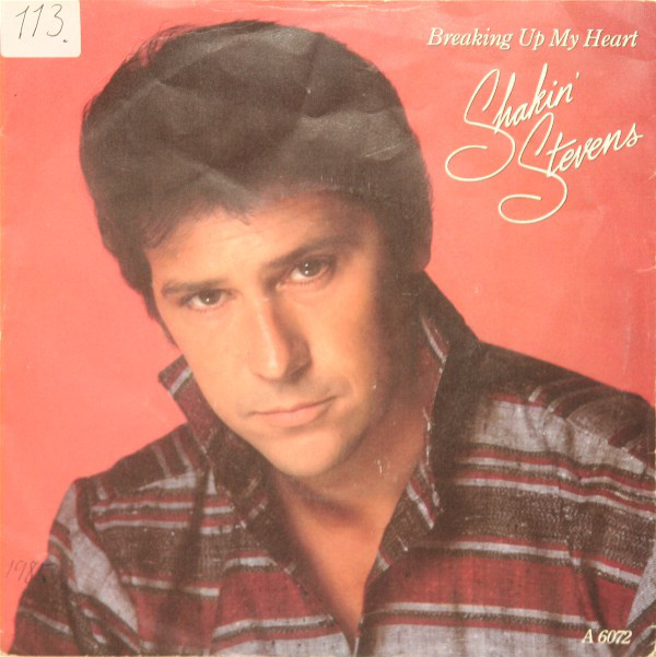 Shakin' Stevens - Breaking Up My Heart - Used Vinyl Record 7" image 1