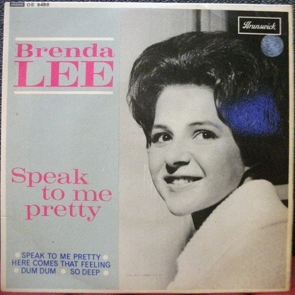 Brenda Lee - Speak To Me Pretty - Used Vinyl Record 7" image 1