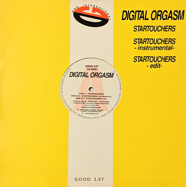 Digital Orgasm - Startouchers - Used Vinyl Record 12" image 1