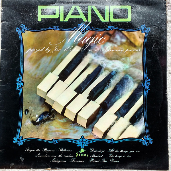 Jon Winton - Piano Magic (on two Sieinway pianos) - Used Vinyl Record image 1
