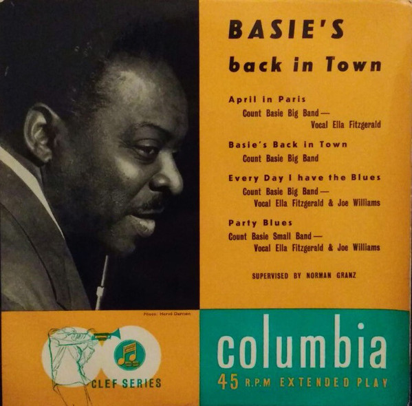 Count Basie - Basie's Back In Town - Used Vinyl Record 7" image 1