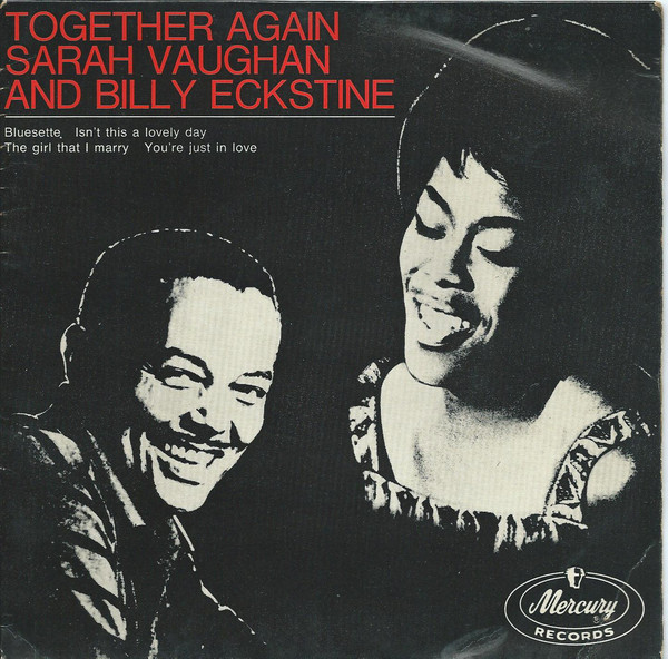 Sarah Vaughan - Together Again - Used Vinyl Record 7" image 1