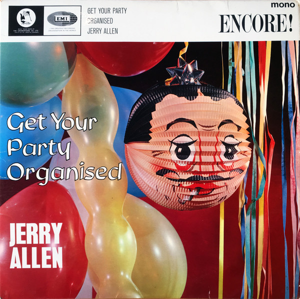 Jerry Allen - Get Your Party Organised - Used Vinyl Record image 1