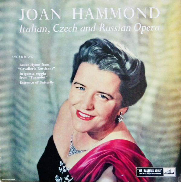 Joan Hammond - Italian, Czech And Russian Opera - Used Vinyl Record image 1