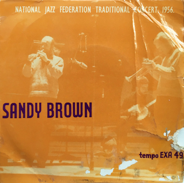 Sandy Brown's Jazz B - Black Six Blues - Used Vinyl Record 7" image 1