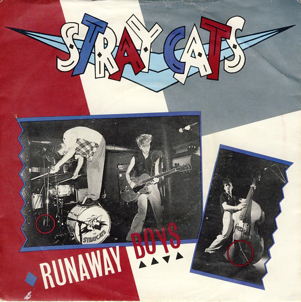 Stray Cats - Runaway Boys - Used Vinyl Record 7" image 1